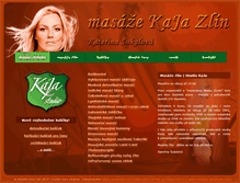 Tablet Screenshot of masaze-kaja.cz